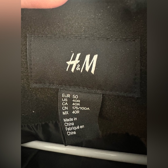 *NEW* H&M/Dark Green long trench coat - Picture 4 of 5